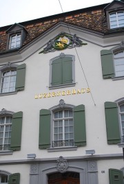 La Maison de Lucerne à proximité de l'église réformée. Cliché personnel