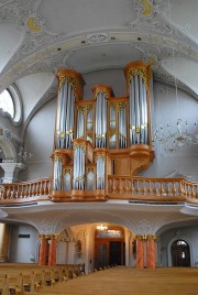 Une dernière vue de l'orgue Metzler, église catholique St. Nikolaus. Cliché personnel