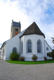 Eglise catholique de Lommis. Cliché personnel (automne 2012)