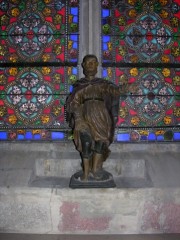 Statue de Saint-Roch polychrome (18ème s.). Cliché personnel