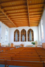 Vue intérieure: nef et orgue. Cliché personnel