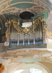 L'orgue Abbrederis de 1705, revu par Metzler. Chapelle Ste Ida. Cliché personnel