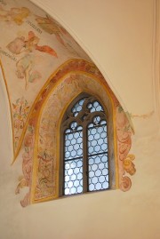 Baie de la Katharinakapelle avec traces de peintures murales anciennes. Cliché personnel