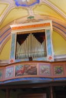 Vue de l'orgue G. Mascioni (1884) de Aurigeno. Cliché personnel (mai 2014)