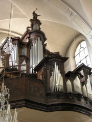 Manuf. de St-Martin, orgue de l'église St-Marcel à Delémont (1984). Cliché personnel