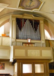 Une vue de l'orgue italien. Cliché personnel privé