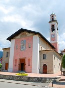 Vue de l'église de Coldrerio. Cliché personnel privé