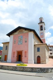 Vue de l'église paroissiale de Coldrerio. Cliché personnel privé