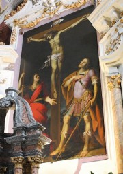 La Crucifixion dans le choeur: du peintre Francesco Torriani. Cliché personnel privé