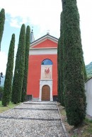 Vue de l'église de Camorino. Cliché personnel privé