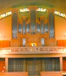 Vue de l'orgue Felsberg. Source: site Internet du facteur Felsberg (http://www.orgelbau-felsberg.ch/)