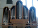 Vue de l'orgue de cette église Bruder Klaus, Altdorf. Source: www.flickriver.com/photos/40826712