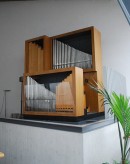 Vue de l'orgue Füglister du lieu. Cliché personnel