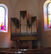 Choeur de l'église avec l'orgue. Cliché personnel