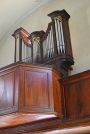 L'orgue Walpen (1826) de l'église de Inden. Cliché personnel