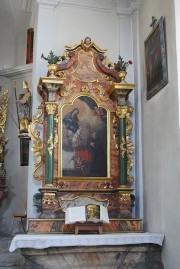 Vue de l'autel secondaire à droite. Cliché personnel
