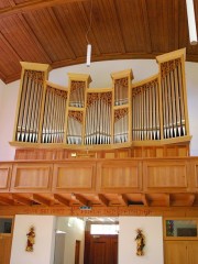 Vue de l'orgue Füglister. Cliché personnel