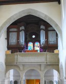 Ancien orgue Kuhn du Temple de Cossonay. Cliché personnel pris vers 2008