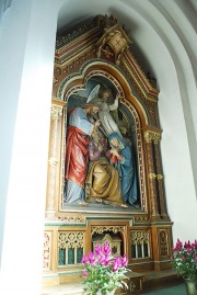 Vue d'un autel secondaire à l'entrée du choeur. Cliché personnel (2019)