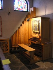 Château-d'Oex, église catholique, autre vue de l'orgue. Cliché personnel