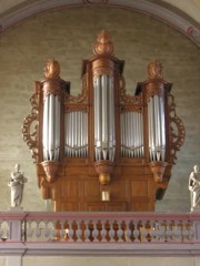 Le splendide orgue Besançon de Maîche. Cliché personnel