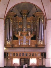 L'orgue Arp Schnitger de la Jakobi-Kirche de Hambourg. Crédit: //de.wikipedia.org/