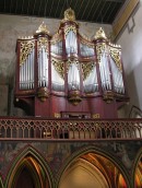 L'orgue Goll (1991) de l'église française de Berne. Cliché personnel (2006)