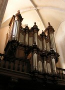 Grand Orgue Cavaillé-Coll de Poligny (1858). Cliché personnel (été 2006)