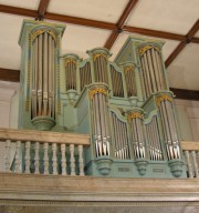 Vue de l'orgue du Temple St-Martin de Montbéliard. Cliché personnel