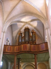 L'orgue Potier de l'église St-Etienne de Moudon. Cliché personnel