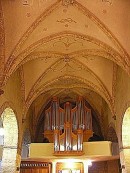 Autre vue de l'orgue Kuhn de Villeneuve. Cliché personnel agrandissable