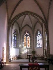Vue intérieure du Temple St-Vincent de Montreux. Cliché personnel