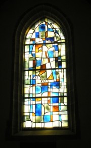 Autre vitrail à Montreux, Temple. Cliché personnel