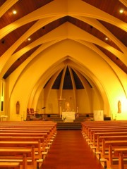 Vue intérieure de cette église Ste-Thérèse. Cliché personnel