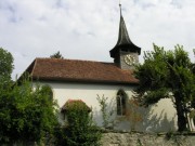 Eglise réformée de Kallnach. Cliché personnel (août 2007)