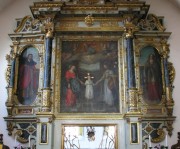 Le maître-autel: ensemble des toiles de grande valeur. Cliché personnel