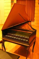 Le clavecin fran�ais C. Kroll (1770) inaugur� apr�s restauration. Clich� personnel (20.01.2008)