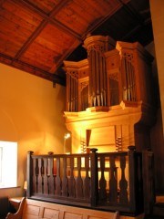 Vue de la nef en direction de l'orgue Denis Londe. Cliché personnel