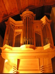 La façade de l'orgue de Denis Londe. Cliché personnel