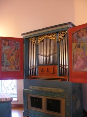 L'orgue campagnard bernois (de Sumiswald) à Montheron. Cliché personnel