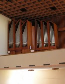 L'orgue Ayer-Morel en l'église du Bon Pasteur à Prilly (1956). Cliché personnel (mars 2008)
