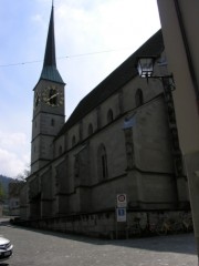 Eglise St. Oswald de Zoug. Cliché personnel (avril 2008)