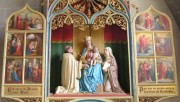 Autre détail de l'autel du Rosaire, à droire du choeur. Cliché personnel
