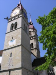 Vue de la Stadtkirche. Cliché personnel (mai 2008)