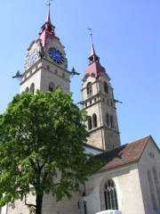 Autre vue de la Stadtkirche de Winterthur. Cliché personnel