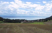 Panorama depuis Enges sur le lac de Neuchâtel. Cliché personnel