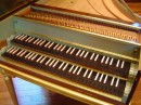 Les claviers du clavecin Ruckers/Hemsch de M. Mark Nobel (Australie, 2001). Cliché agrandissable transmis par M. Nobel
