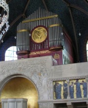 Vue rapprochée de l'orgue. Cliché personnel