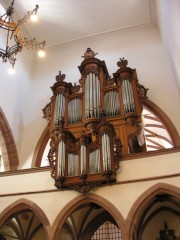 L'orgue de la Peterskirche: le prestige alsacien des Silbermann. Cliché personnel