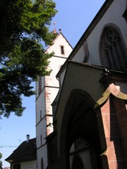 Eglise St. Leonhard à Bâle. Cliché personnel (juillet 2008)
